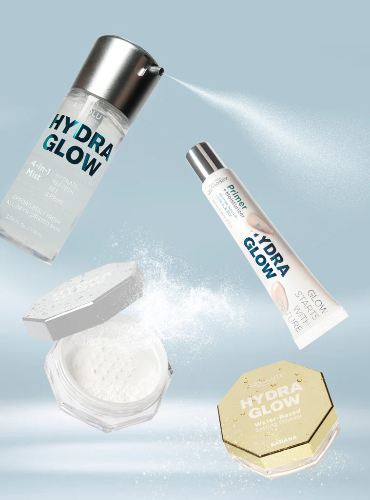 HYDRA GLOW WATER-BASED SETTING POWDER - BANANA - Absolute New York Panamá