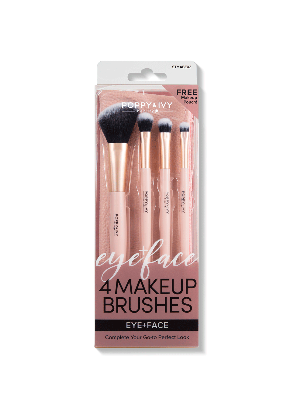 SET DE BROCHAS ROSTRO Y OJOS - 4 PCS